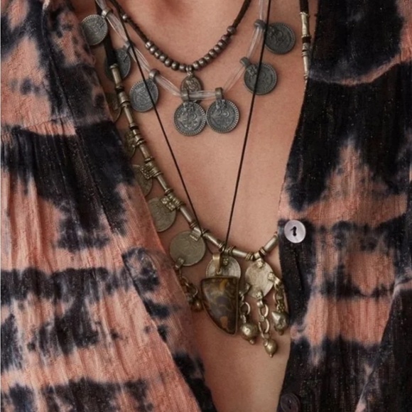 Vintage Indian coin necklace - Picture 4 of 5